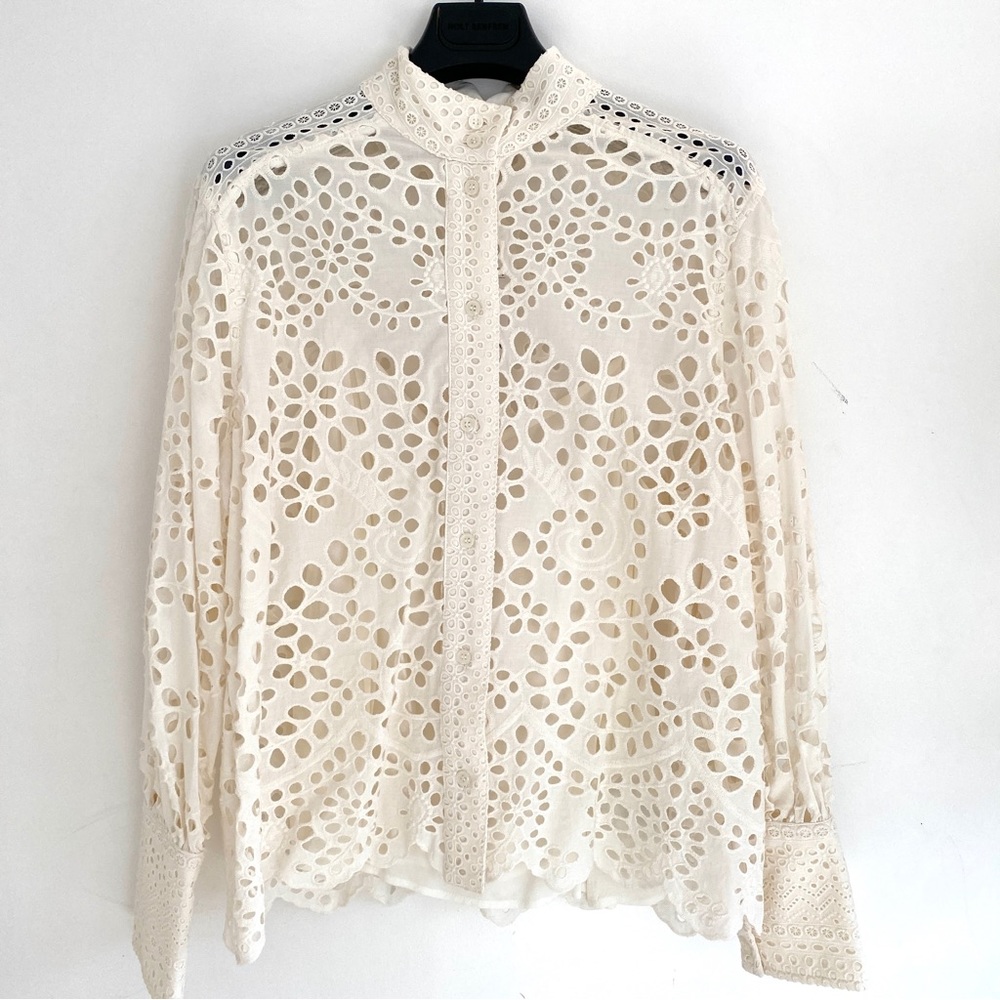 H&M Eyelet Blouse-NWT
